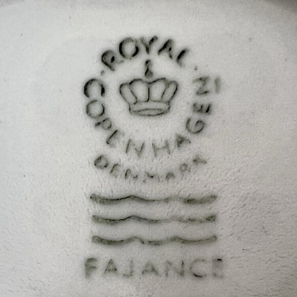 Royal Copenhagen Mini Plate Tivoli Porcelain Blue Display Wall Art 3.25 Inch - Picture 13 of 16